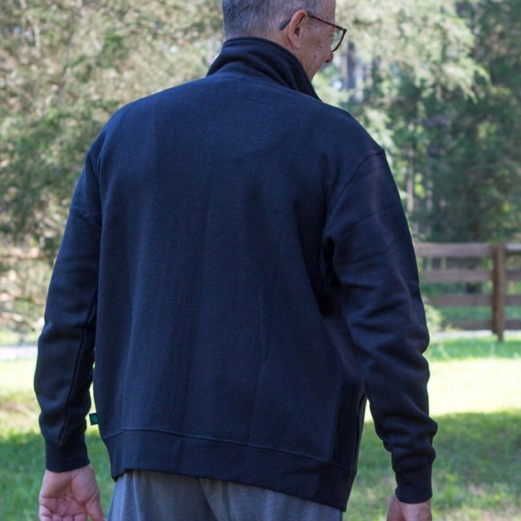 Men's Hemp Zip Fleece Jacket - Picture 9 of 13